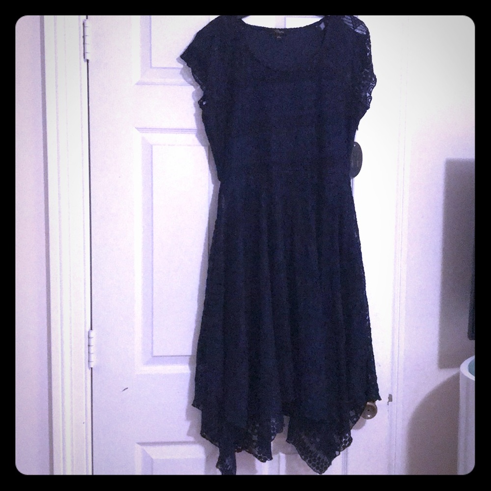 Beautiful classy Navy blue lace dress